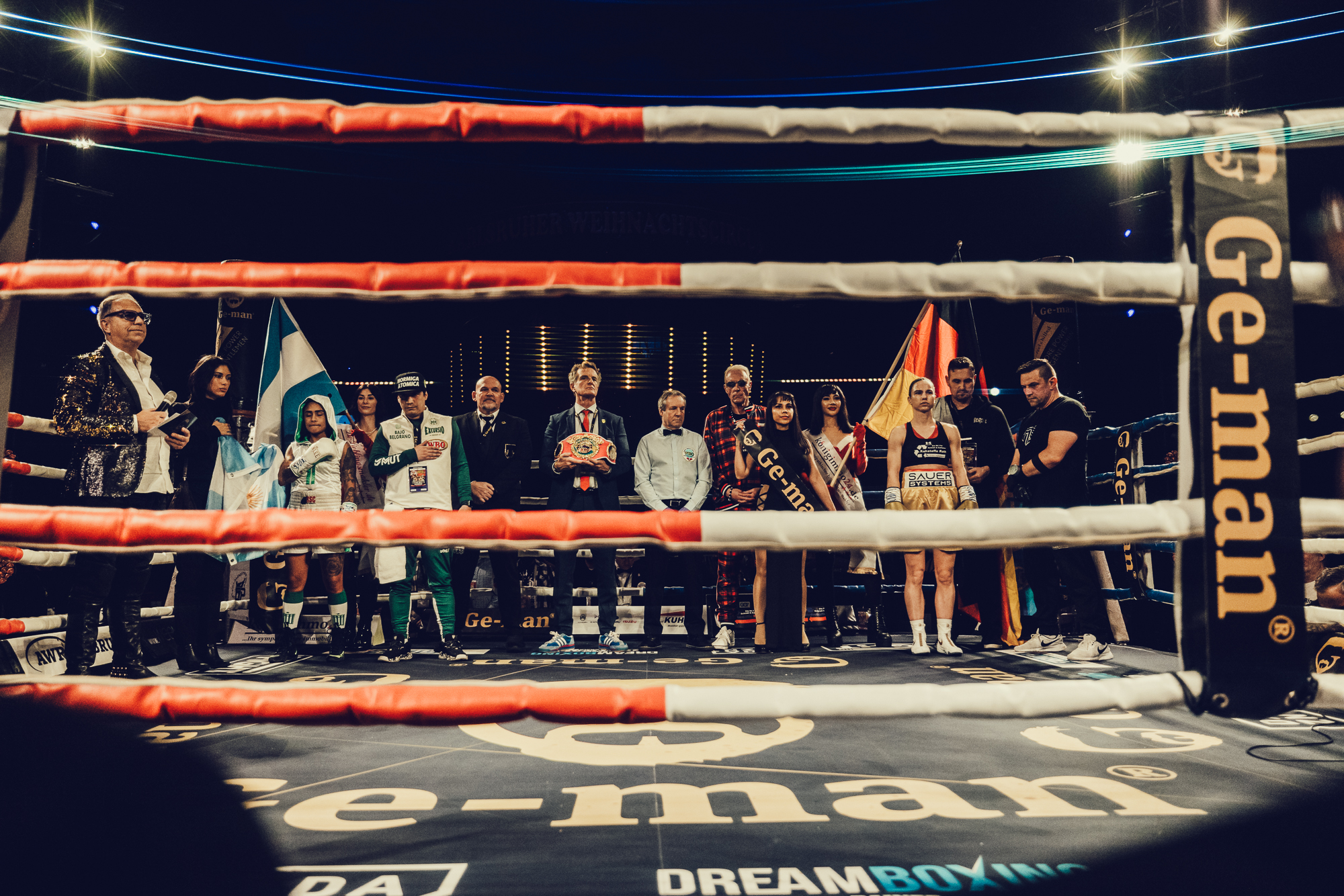 Stefan Schreier / stefschreier.de Sarah Bormann, WBO Weltmeisterin im Minimumgewicht 2024 bei
