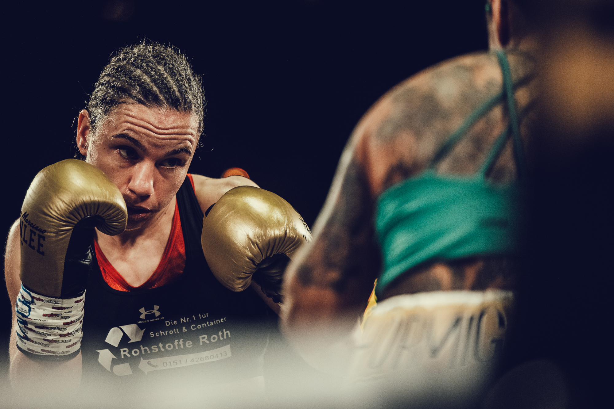 Stefan Schreier / stefschreier.de Sarah Bormann, WBO Weltmeisterin im Minimumgewicht 2024 bei