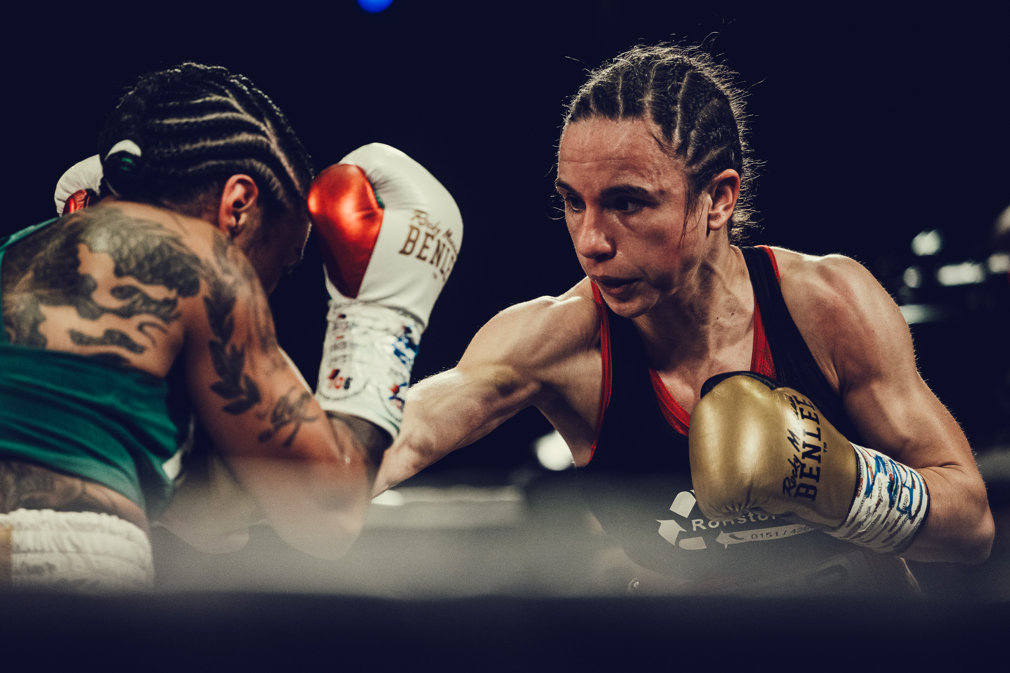 Stefan Schreier / stefschreier.de Sarah Bormann, WBO Weltmeisterin im Minimumgewicht 2024 bei