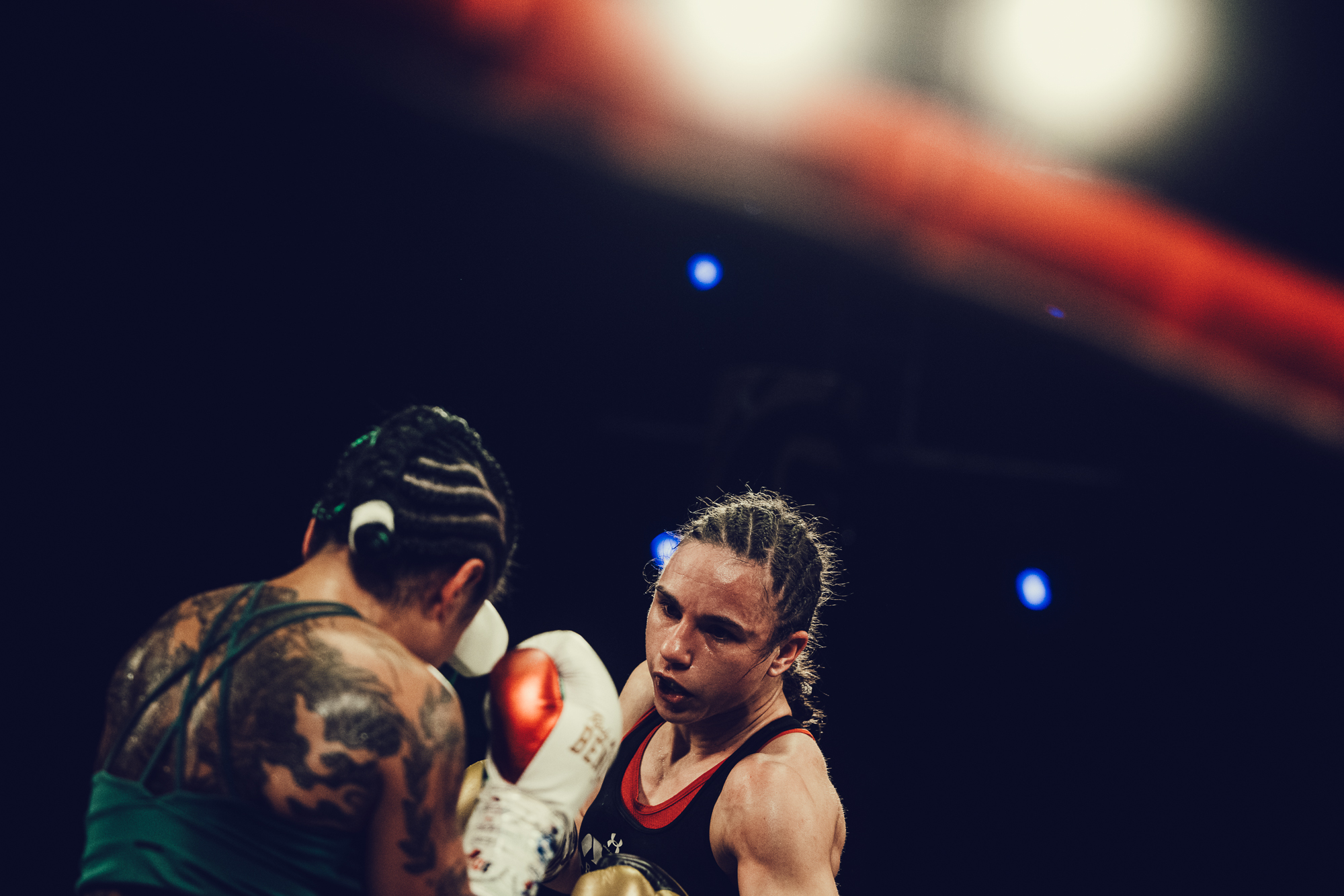 Stefan Schreier / stefschreier.de Sarah Bormann, WBO Weltmeisterin im Minimumgewicht 2024 bei